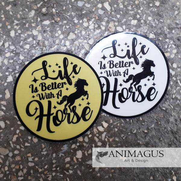 Horse / Cal Sticker Set