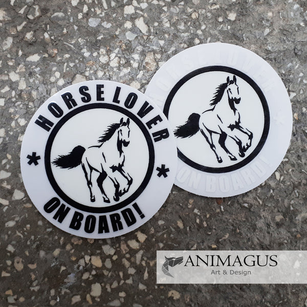 Horse / Cal Sticker Set