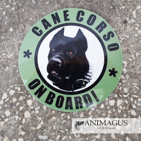 Cane Corso Sticker Auto - diverse modele