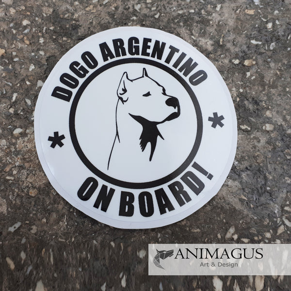 Dog Argentinian Sticker Auto - diverse modele