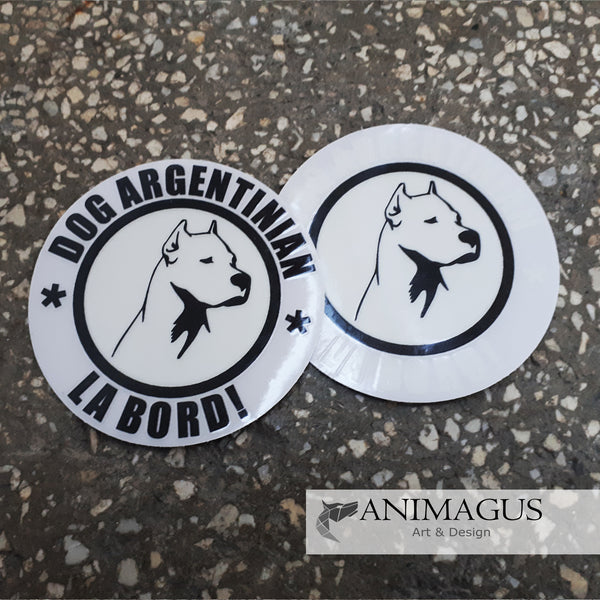 Dog Argentinian Sticker Auto - diverse modele